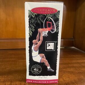NEW Hallmark‎ Shaquille O'Neal Keepsake Ornament Hoop Stars Trading Card Shaq 95